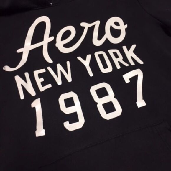 Aeropostale Black Hoodie   - Picture 3 of 4